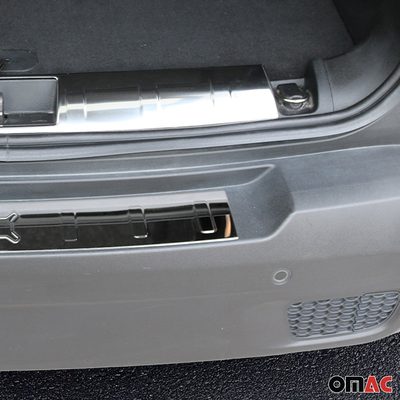 Rear Bumper Guard & Trunk Sill Cover Set for Jeep Renegade 2015-23 S.Steel Gloss