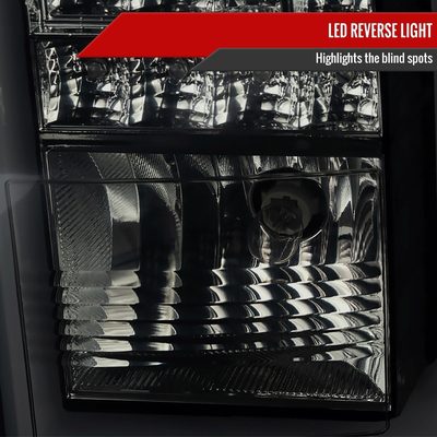 2015-2020 GMC Yukon/Yukon XL Denali SLE/SLT LED Tail Lights Glossy Black/Smoke