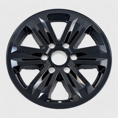 2015-2020 Ford F-150 Wheel Cover Hubcaps Set 17" Gloss Black 8Pcs ABS Plastic