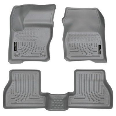 Tapetes Husky Weatherbeater 1ra y 2da Fila Color Gris para Focus 12-15