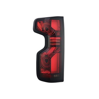 AlphaRex LUXX Series Topo-Etch Black LED Tail Lights 620058