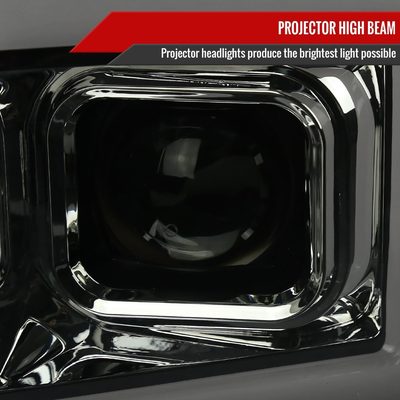 2017-2019 Ford F-250 F-350 F-450 F-550 LED C-Bar Headlights Signal Smoke