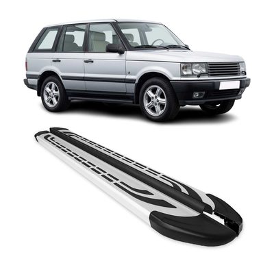 1994-2002 Land Rover Range Rover Running Boards Side Steps Silver