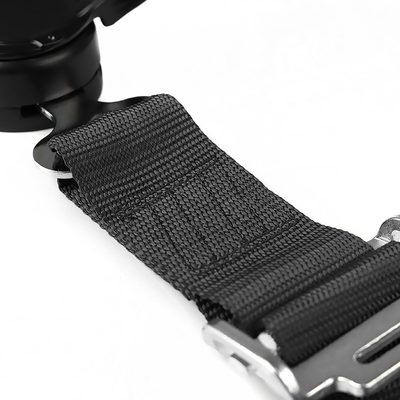 Universal Black 4 Point Quick Release Camlock Racing Seat Belt Safety Harness