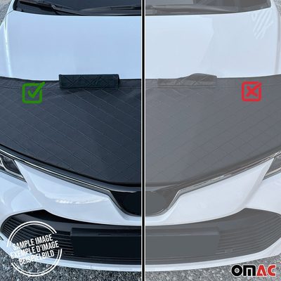 2014-2019 Ford Transit Connect Car Bonnet Mask Hood Bra Diamond Black