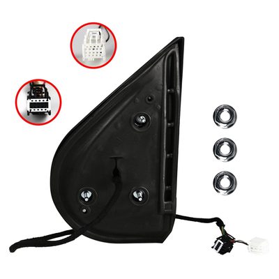2007-2013 Chevy Silverado/GMC Sierra Matt Black Heated Side Mirror Passenger