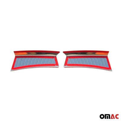 2013-2016 Ford Escape Trunk Sill Cover Bumper Guard Protector Stainless Steel Dark 2Pcs