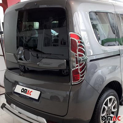 2015-2023 RAM ProMaster City Trunk Tail Light Trim Frame Chrome Silver 2 Pcs