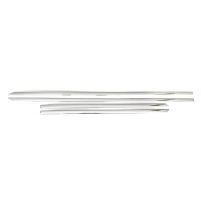 2016-2022 Honda HR-V Side Door Molding Trim Skirt Garnish Stainless Steel Silver 4 Pcs
