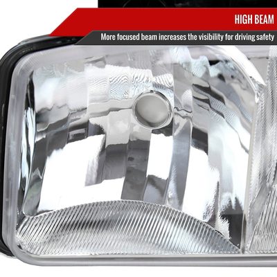 1999-2006 GMC Sierra 1500/2500/3500 Yukon/ XL Headlights&Bumper Lights Chrome