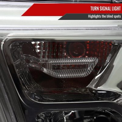2019-2024 Dodge RAM 1500 Factory Headlights w/Amber Reflectors Chrome/Smoke
