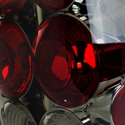 2005-2008 Toyota Tacoma Tail Lights Chrome Housing/Smoke Lens