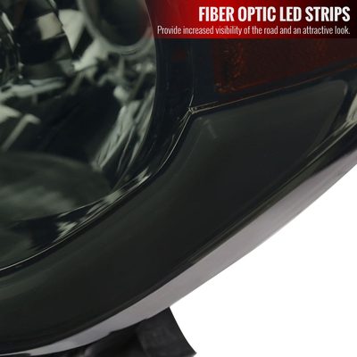 2014-2021 Toyota Tundra LED Bar Factory Style Headlights Chrome/Smoke Lens