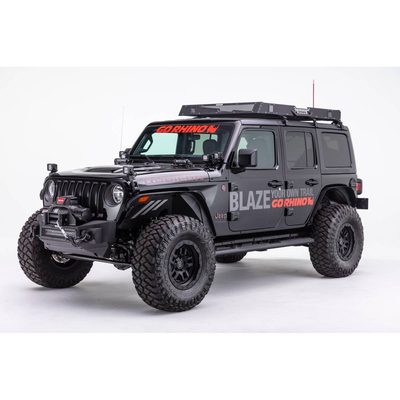 Bumper Delantero Rockline Stubby Winch Para Wrangler JL/JLU / Gladiator JT 18-26 (3 y 5 puertas.)