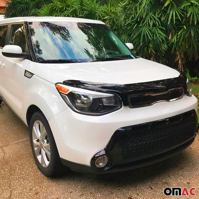 2014-2019 Kia Soul Front Bug Shield Hood Deflector 1 Pc Smoke