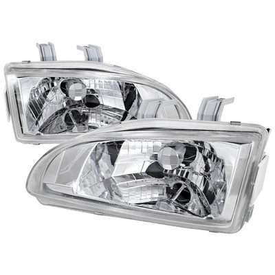 1992-1995 Honda Civic Factory Style Crystal Headlights Chrome/Clear Lens