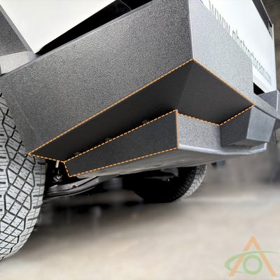 XPEL Armor Rear Bumper Protection for CyberTruck (Add-On Kit)