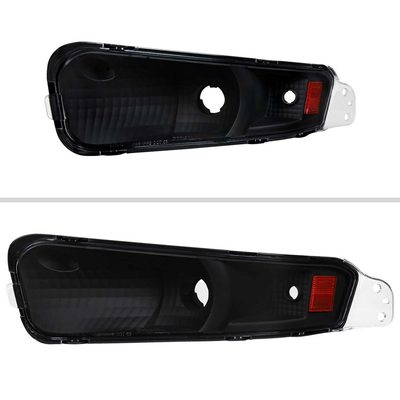 For Ford Mustang 2005-2009 Turn Signal Parking Lamp Matte Black Housing Clear Lens