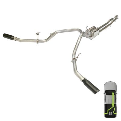 Ford, 2017-2026, 6.2L, 6.8L, 7.3L, Clamp/On - MPI Exhaust Cat-Back Dual Exhaust Kits