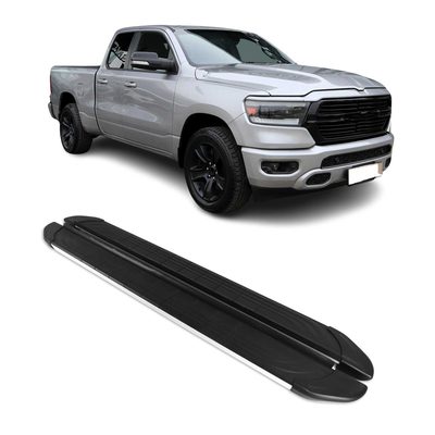 2019-2026 Ram 1500 Crew Cab Nerf Bar Side Step Running Boards Alu 2x