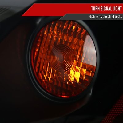 2005-2010 Pontiac G6 Projector Headlights w/ LED Light Strip Black/Smoke Lens