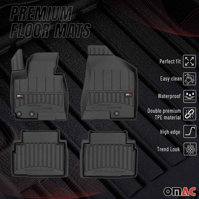 2011-2016 Kia Sportage Premium Floor Mats Liners Full Set All Weather Heavy Duty