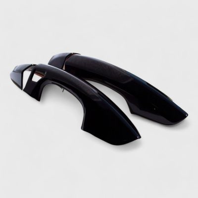 2015-2023 Ford Mustang Door Handle Cover Gloss Black 4Pcs ABS Plastic