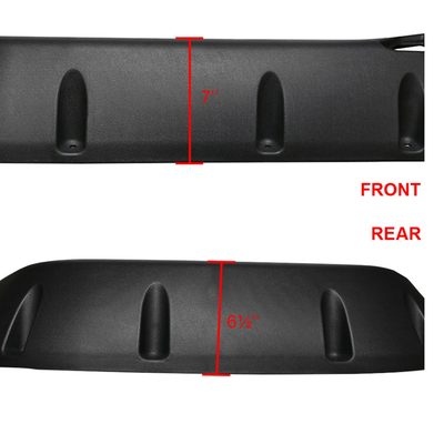 1997-2006 Jeep Wrangler TJ Textured Extended Fender Flares Wheel Protector