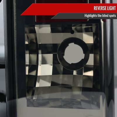 2005-2010 Hummer H3 LED Tail Lights Chrome Housing/Smoke Lens