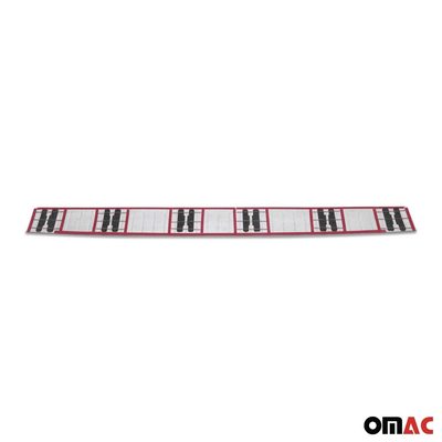 2016-2026 Mercedes Metris Rear Bumper Guard Stainless Steel Brushed with Plastic