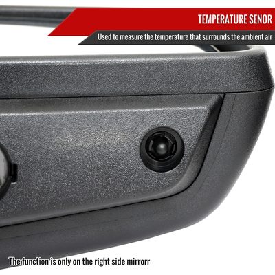 2019-2024 Chevy Silverado 1500 Black Manual Fold &Heated Side Mirror Passenger