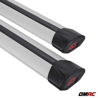 G3 Roof Racks for Mitsubishi Eclipse Cross 2018-2024 Alu Lockable 2Pcs Gray