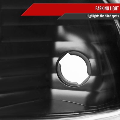 1998-2004 Chevy S10/Blazer Factory Style Headlights Matte Black/Clear Lens