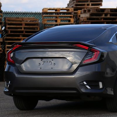 2016-2021 Honda Civic Sedan LED Tail Lights &Signal Lights Glossy Black/Smoke