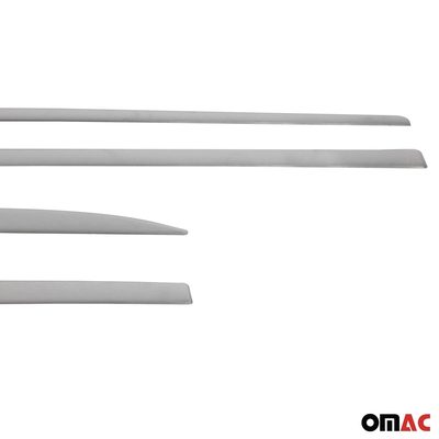 2017-2026 Ford Escape Side Door Molding Trim Skirt Garnish Stainless Steel Silver 4 Pcs