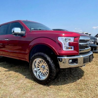 2015-2017 Ford F-150 LED Bar Projector Headlights Chrome Housing/Clear Lens