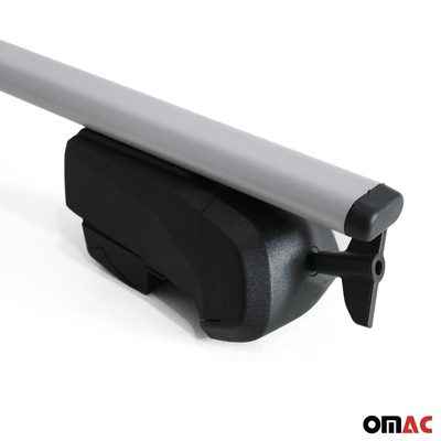 2013-2018 Audi Q3 Roof Rack Cross Bars Black Luggage Carrier 2 Pcs