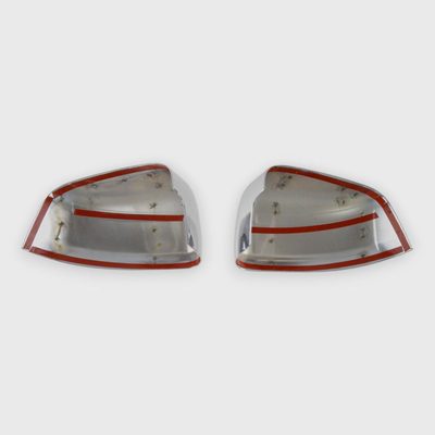 2022-2025 Jeep Grand Cherokee Wk Mirror Cover Caps Chrome 2Pcs ABS Plastic