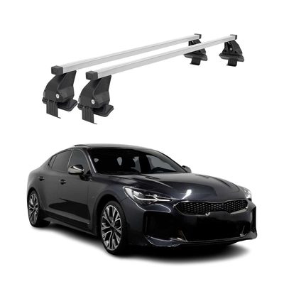 2018-2023 Kia Stinger Roof Rack Cross Bars Silver