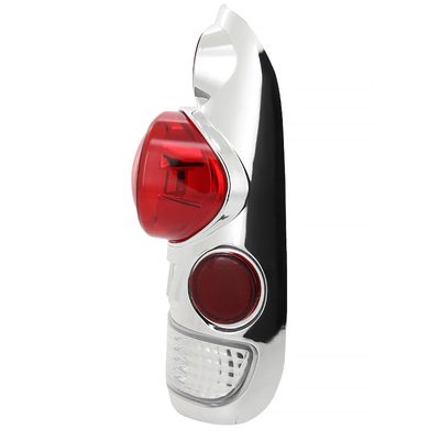 1997-2007 Ford F-150/F-250/F-350/F-450/F-550 Retro Tail Lights Chrome/Clear