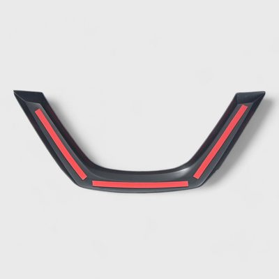 2017-2019 Nissan Rogue Sport Grille Overlay Gloss Black 1Pcs ABS Plastic