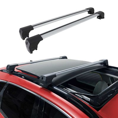 2015-2019 Lincoln MKC Roof Rack Cross Bars Silver