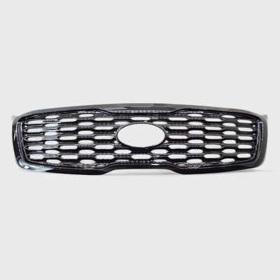 2019-2020 Kia Sorento Grille Overlay Gloss Black 1Pcs ABS Plastic