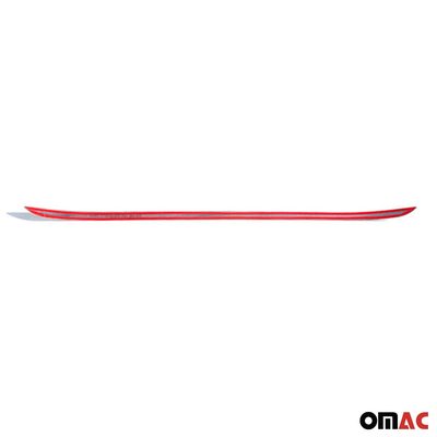 2011-2016 BMW 5 Series F10 Sedan Rear Trunk Lid Molding Trim Brushed Stainless Steel
