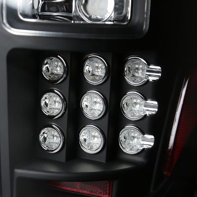 2009-2014 Ford F-150 LED Tail Lights Matte Black Housing/Clear Lens