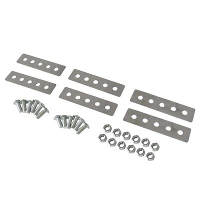 Universal Matte Black Polypropylene Front Bumper Lip Spoiler Splitters