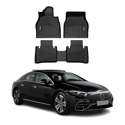 2022-2024 Mercedes EQS Liftback V297 Premium Floor Mats Liners First and Second Row Set