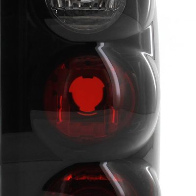 1995-1997 Ford Explorer Tail Lights Glossy Black Housing/Smoke Lens