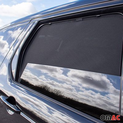 2015-2019 Land Rover Discovery Sport Side Rear Window Curtain Mesh Black 2Pcs