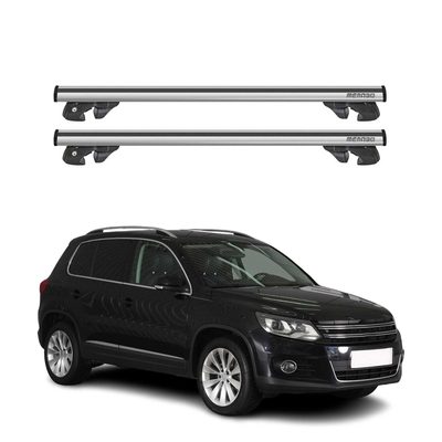 2012-2017 VW Tiguan Roof Rack Cross Bars Silver